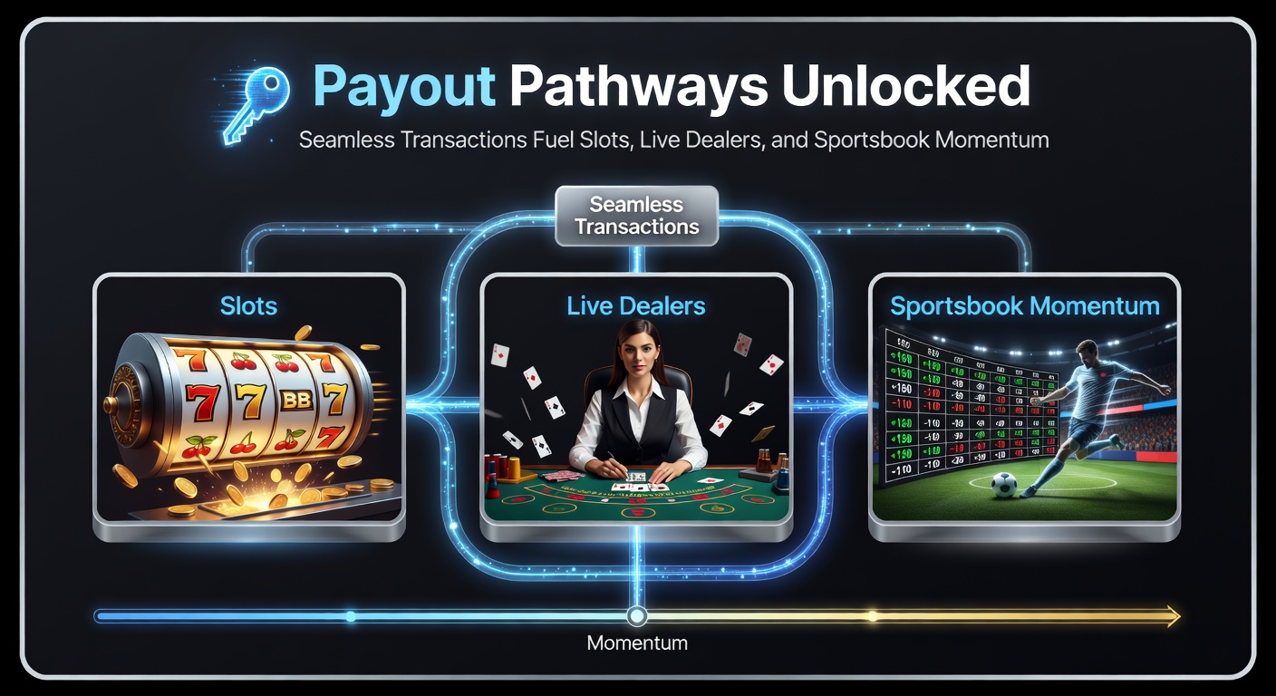 Close-up of a mobile app interface displaying instant payout confirmation amid a vibrant sportsbook event, slot payout notification, and live dealer victory screen